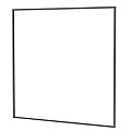 Aluminium profielset t.b.v. composiet scherm 181.5x200 cm, antraciet