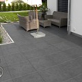 Ceramaxx Puzzolato Nero 60x60x3 cm