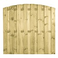 Tuinscherm geschaafd 180x180 cm - toog