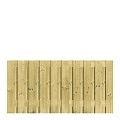 Grenen plankenscherm t.b.v. betonpalen 90x180 cm - 21 planken