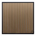 Elephant schutting Stripes houtcomposiet 180x180 cm Oak and Black Aktie OP=OP