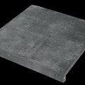 Solido Ceramica 30MM randtegel Cemento Black 60x60x3/7 cm. rett