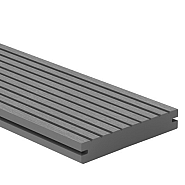 Composiet vlonderplank massief, Lichtgrijs 2,3x14x300 cm