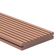Composiet vlonderplank massief, Bruin 2,3x14x300 cm