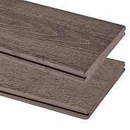 Composiet vlonderplank Vintage, Mixed bruin 1,9x13,5x500 cm