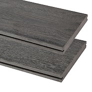 Composiet vlonderplank Vintage, Grijs 1,9x13,5x300 cm