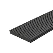 Composiet vlonderplank massief, Antraciet 2,3x19,6x300 cm