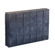 Palissadeband vierkant 8x25x50 cm Zwart