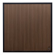 Elephant schutting Stripes houtcomposiet 180x180 cm Natural Dark Brown Aktie OP=OP