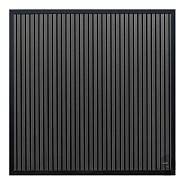 Elephant schutting Stripes houtcomposiet Antraciet 180x180 cm Aktie OP=OP