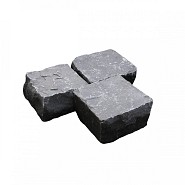Vietnamees basalt kei 10x20x8-10 cm.
