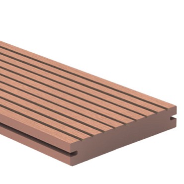 Composiet vlonderplank massief, Bruin 2,3x14x300 cm