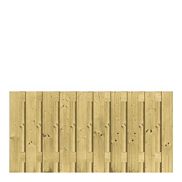 Vuren plankenscherm t.b.v. betonpalen 90 x 180 cm - 21 planken