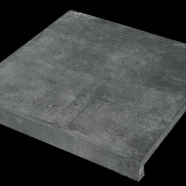 Solido Ceramica 30MM randtegel Cemento Black 60x60x3/7 cm. rett