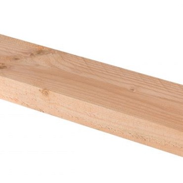 Vuren  plank geschaafd, geïmpregneerd  1,8x9,5x480