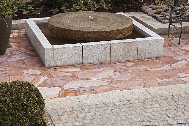 Rosso Bologna flagstones Extra 25-40 mm