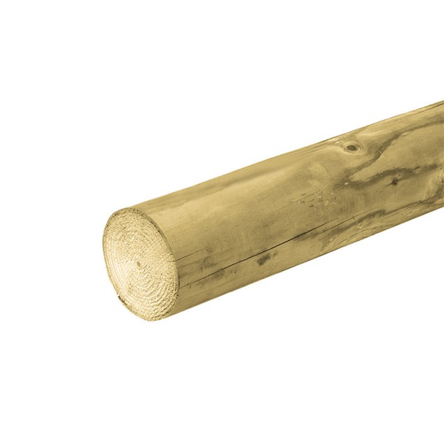 Rondpaal met barstvoeg ø10x500