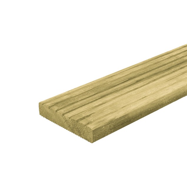 Grenen loopdekdeel 2,6x14x300