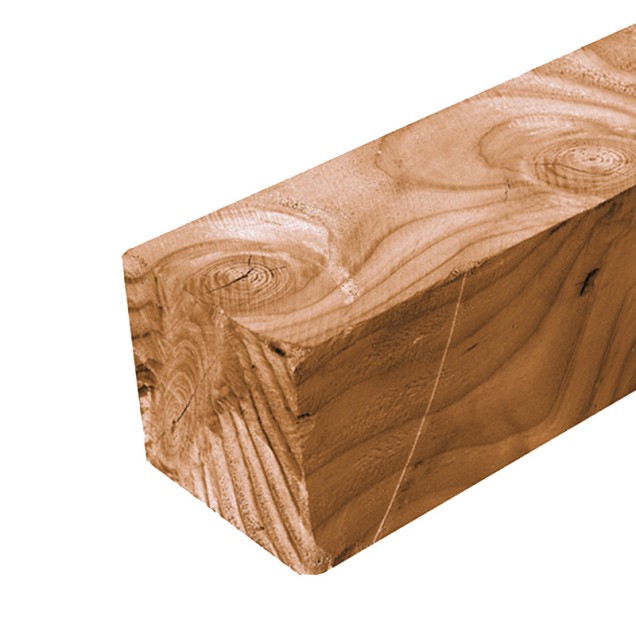 Douglas paal ruw 15x15x300 cm