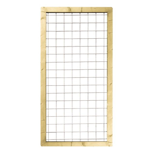 Draadscherm in kader 90x180 cm