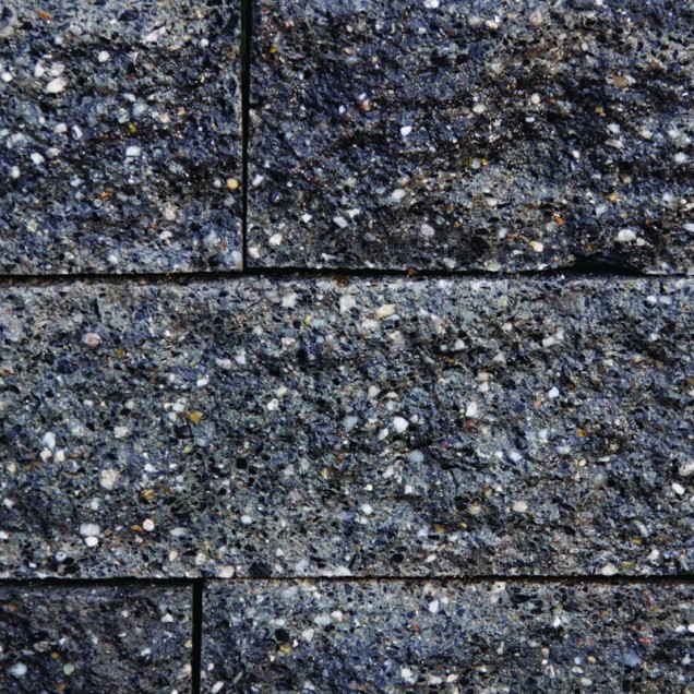 Block Wall Black 15x15x60 cm