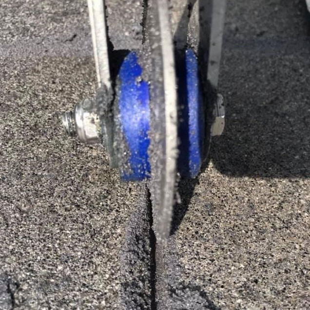 Voegenroller voor voegen vanaf 5 mm breed