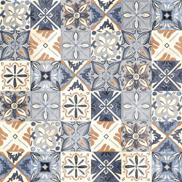 GeoCeramica® 60x60x4 cm DueDecora Multicolor