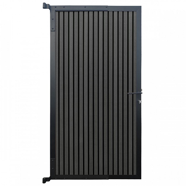 Tuindeur composiet LineaFence Antraciet - 90x180 cm