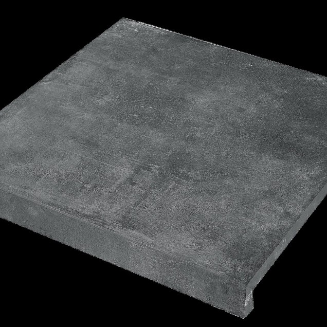 Solido Ceramica 30MM randtegel Cemento Black 60x60x3/7 cm. rett