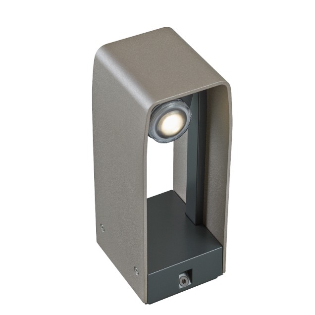 Ace Solitary down light 12V/3W LED Alu. Rose Silver Warm White