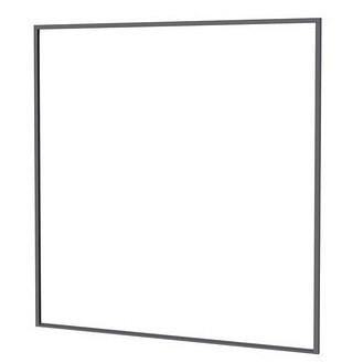 Aluminium profielset t.b.v. composiet scherm 181.5x200 cm, antraciet