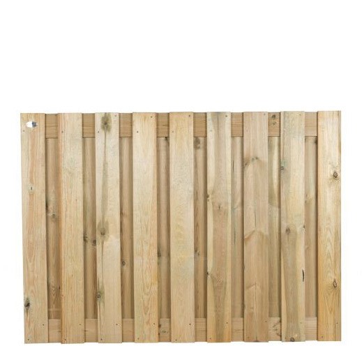 Grenen plankenscherm t.b.v. betonpalen 130x180 - 19 planken