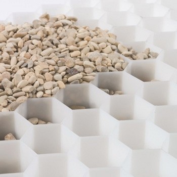 ECCOgravel 30 grindplaat wit HDPE 1600x1200x30mm