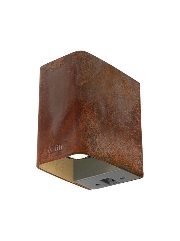 Ace Down Corten Wall down light 12V/3W LED Alu. Warm White