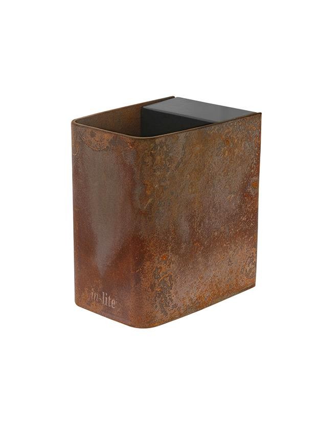 Ace Down Corten Wall down light 12V/3W LED Alu. Warm White