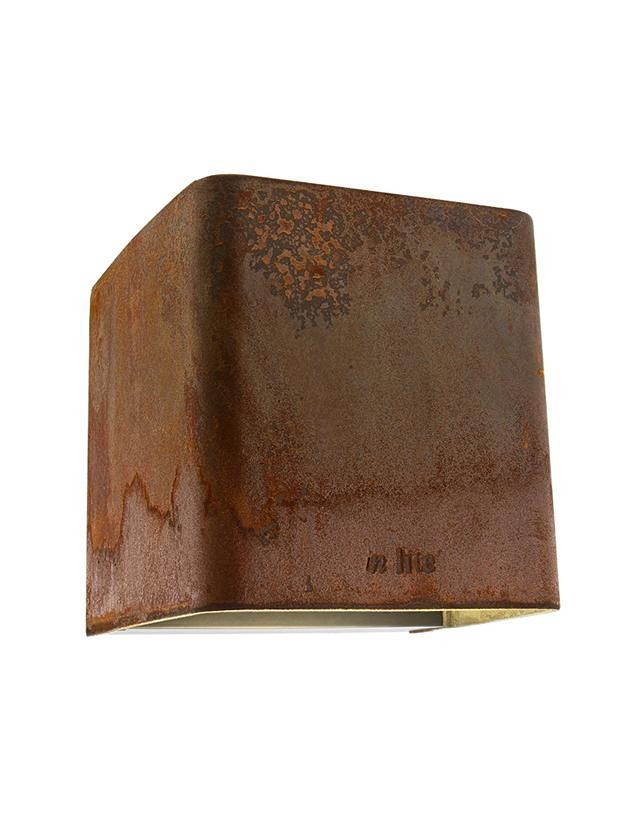 Ace Up-down Corten Wall up-down light 230V/8,5W LED Alu. Warm White